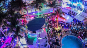 miami's nightlife in a limousine