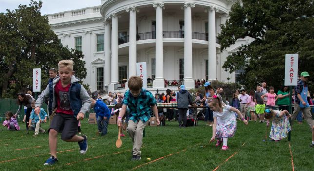 The White House Easter Egg Roll in the USA